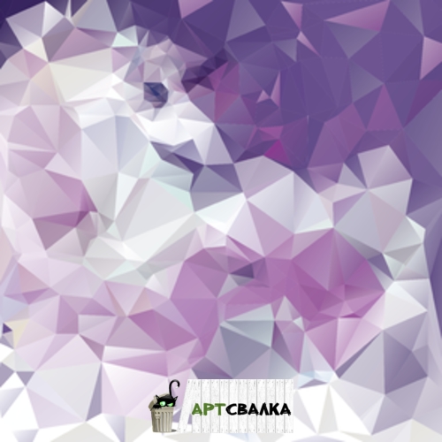 Кристаллический абстрактный векторный фон  | Crystal abstract vector background